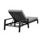 Armen Living Grand Outdoor Patio Adjustable Chaise Lounge Chair in Aluminum with Gray Cushions 840254332713 - alternate 6